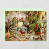 Die Küche der Gnome - 1895 Einladung (Vorne/Hinten)