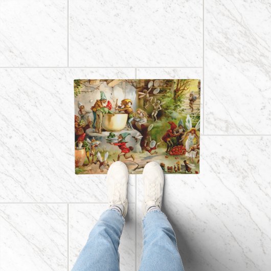 Die Küche der Gnome - 1895 Fußmatte (Indoor)