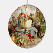 Die Küche der Gnome - 1895 Keramik Ornament (Links)