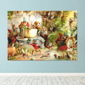 Die Küche der Gnome - 1895 Leinwanddruck (Insitu (Holzboden))