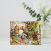 Die Küche der Gnome - 1895 Postkarte (Stehend Vorderseite)