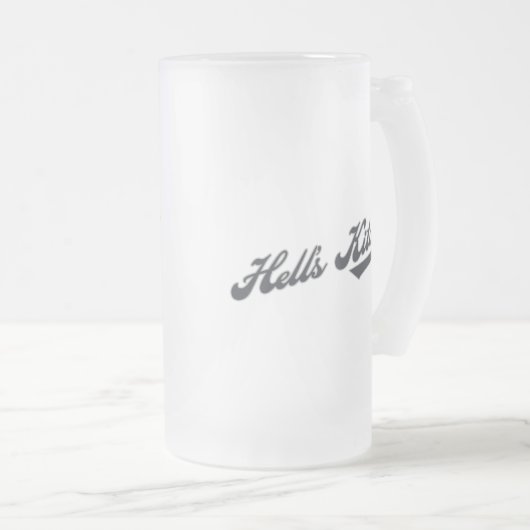 Die Küche der Hölle Mattglas Bierglas (VorderseiteRechts)