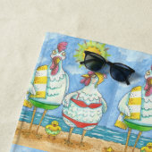 DIE KÜCHE DES MEERES, DIE STADT MIT DEM CARTOON. STRANDTUCH (Beispiel)