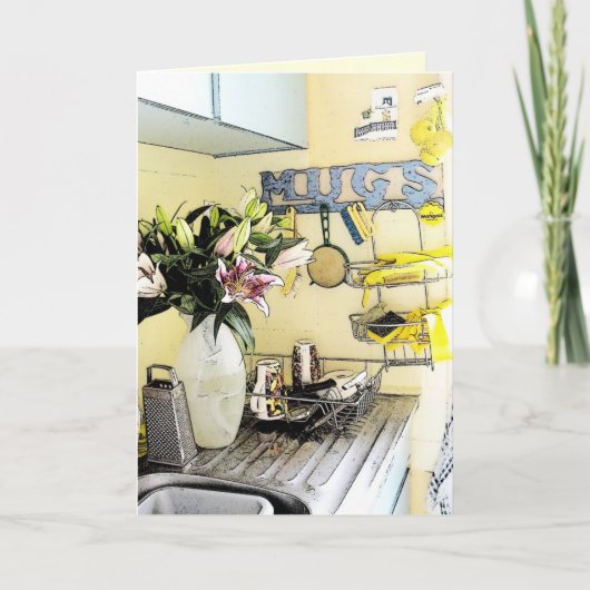 Die Küche des Patsys - Buchstabe-Karte Karte (Vorderseite)