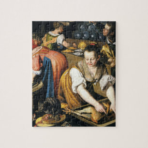Die Küche im Detail von Vincenzo Campi Puzzle