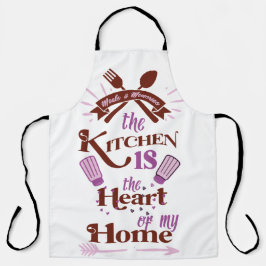 Die Küche ist das Herz meiner Zuhause Schürze