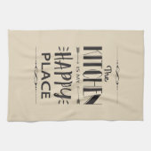 Die Küche ist mein glücklicher Platz Küchentuch (Horizontal)