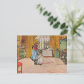 Die Küche von Carl Larsson Postkarte (Stehend Vorderseite)
