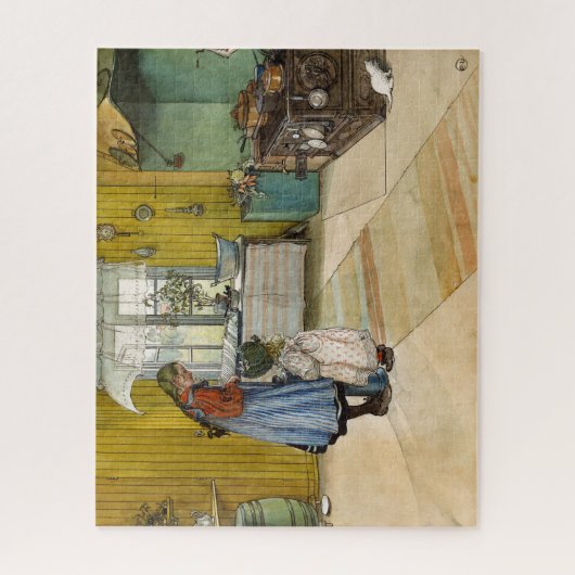 Die Küche von Carl Larsson Puzzle (Vertikal)