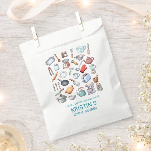 Die Küchen des modernen Brautparty Geschenktütchen (Ausgeschnitten)