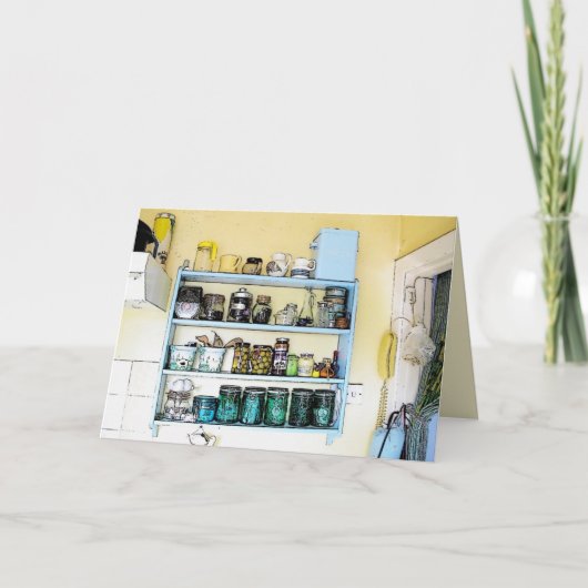 Die Küchen-Regale des Patsys Karte (Vorderseite)