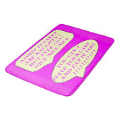 Die Kuchen sind gut für die Liebhaber von Lebensmi Badematte (Schrägansicht)