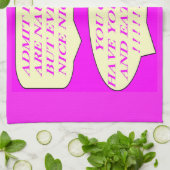 Die Kuchen sind gut für die Liebhaber von Lebensmi Geschirrtuch (Gefaltet)