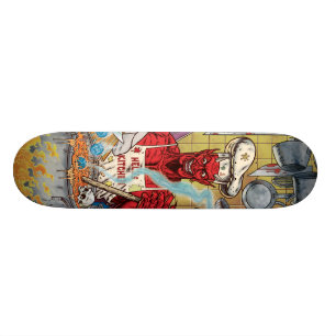 DIE KÜCHEN-TEUFEL-SKATEBOARD DER HÖLLE SKATEBOARD