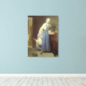 Die Küchenhilfe mit Bestimmungen, 1739 Leinwanddruck (Insitu (Holzboden))