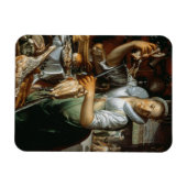 Die Küchenmädchen (mit Christus, Maria und Martha) Magnet (Horizontal)