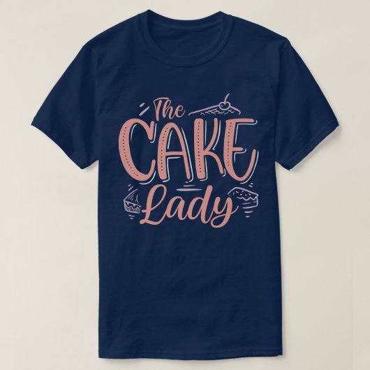 Die Kuchenmutter, Backkuchengebäck T-Shirt (Design vorne)