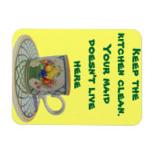 Die Küchenreinigung behalten Magnet (Horizontal)