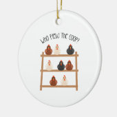 Die Kugel fliegen Keramik Ornament (Links)