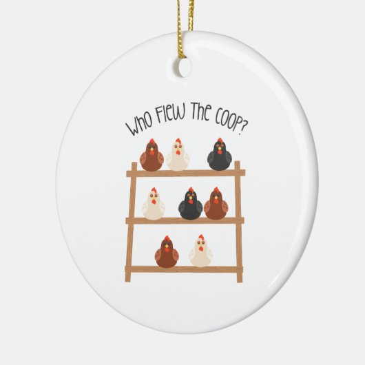 Die Kugel fliegen Keramik Ornament (Links)