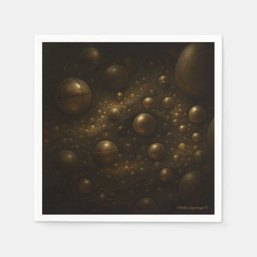 Die Kugel - Papierhandtuch Serviette (Vorderseite)