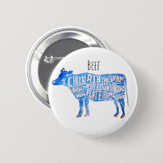 Die Kuh Button (Vorne & Hinten)