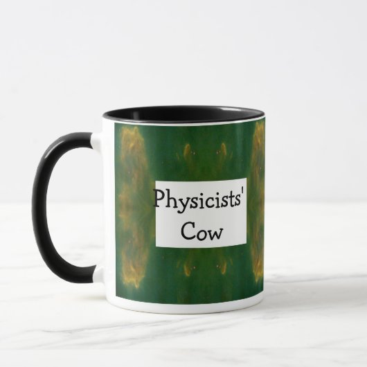 Die Kuh der Physiker Tasse (Links)