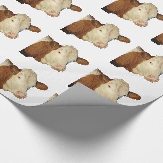 Die Kuh Geschenkpapier (Ecke)