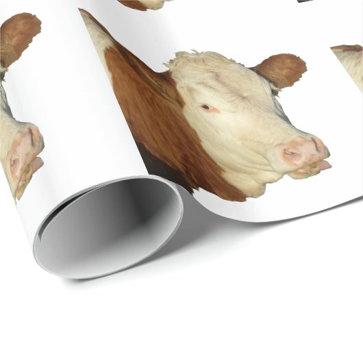 Die Kuh Geschenkpapier (Rolleneckpunkt)