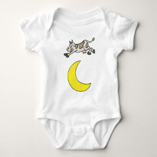 Die Kuh gesprungen über den Mond Baby Strampler