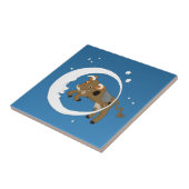 Die Kuh gesprungen über den Mond Fliese (Seite)