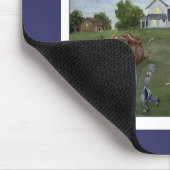 Die Kuh gesprungen über den Mond Mousepad (Ecke)