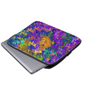 Die Kuh ist Trippin'....... Laptopschutzhülle (Vorne Knopf)