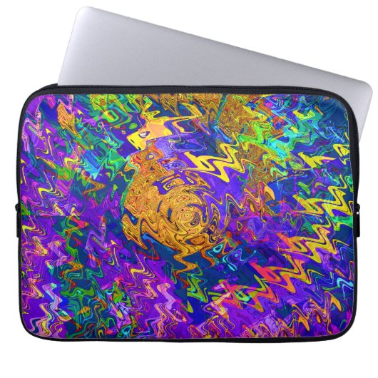 Die Kuh ist Trippin'....... Laptopschutzhülle (Vorderseite)