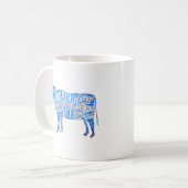 Die Kuh Kaffeetasse (Vorderseite Links)
