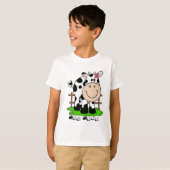 Die Kuh-Mädchen der Kinder T-Shirt (Vorne ganz)
