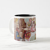 Die Kuh-Pocke oder die wunderbaren Effekte Zweifarbige Tasse (Vorderseite Links)