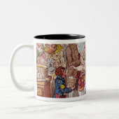 Die Kuh-Pocke oder die wunderbaren Effekte Zweifarbige Tasse (Links)
