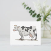 Die Kuh Postkarte (Stehend Vorderseite)
