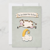 Die Kuh sprang über den Mond Ankündigung (Vorderseite)