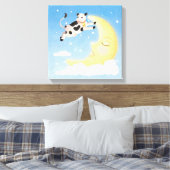 Die Kuh sprang über den Mond Leinwanddruck (Insitu (Schlafzimmer))