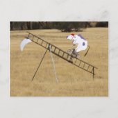 Die Kuh sprang über den Mond Postkarte (Vorderseite)