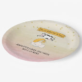 Die Kuh sprang über den Moon Book Theme Paper Pla Pappteller (Schrägansicht)