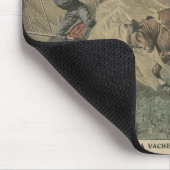 Die Kuh und das Flugzeug Mousepad (Ecke)