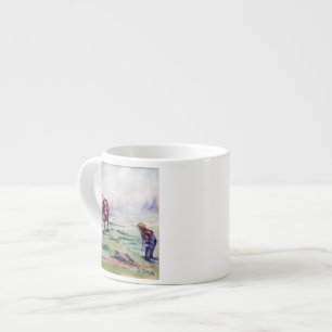 Die Kuh und das Kind/The gehe ich cow and the Espressotasse