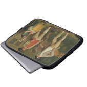 Die Kuh und die Waren Witwecostards, Distrained Laptopschutzhülle (Vorne Knopf)