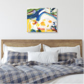 Die Kuh | Wassily Kandinsky | Leinwanddruck (Insitu (Schlafzimmer))