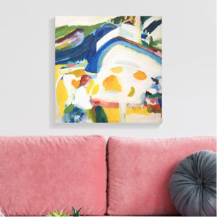 Die Kuh Wassily Kandinsky Leinwanddruck