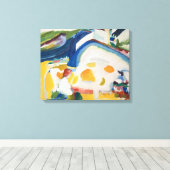Die Kuh | Wassily Kandinsky | Leinwanddruck (Insitu (Holzboden))