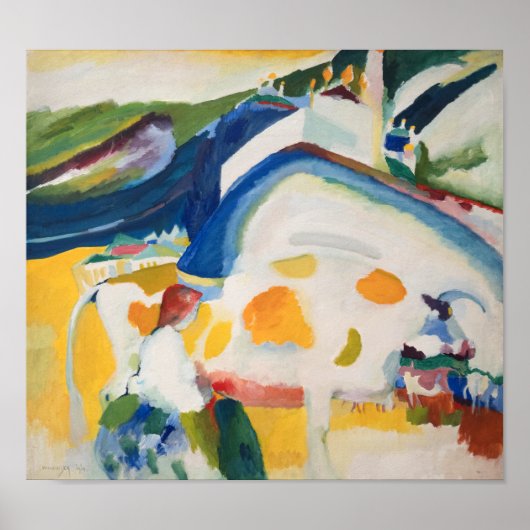 Die Kuh | Wassily Kandinsky | Poster (Vorne)